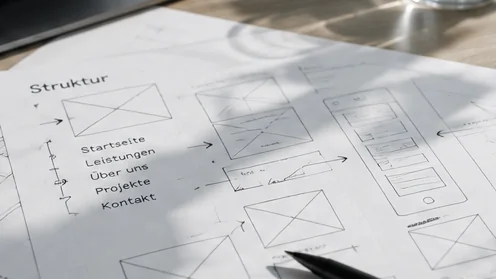 Planung einer klaren Website-Struktur