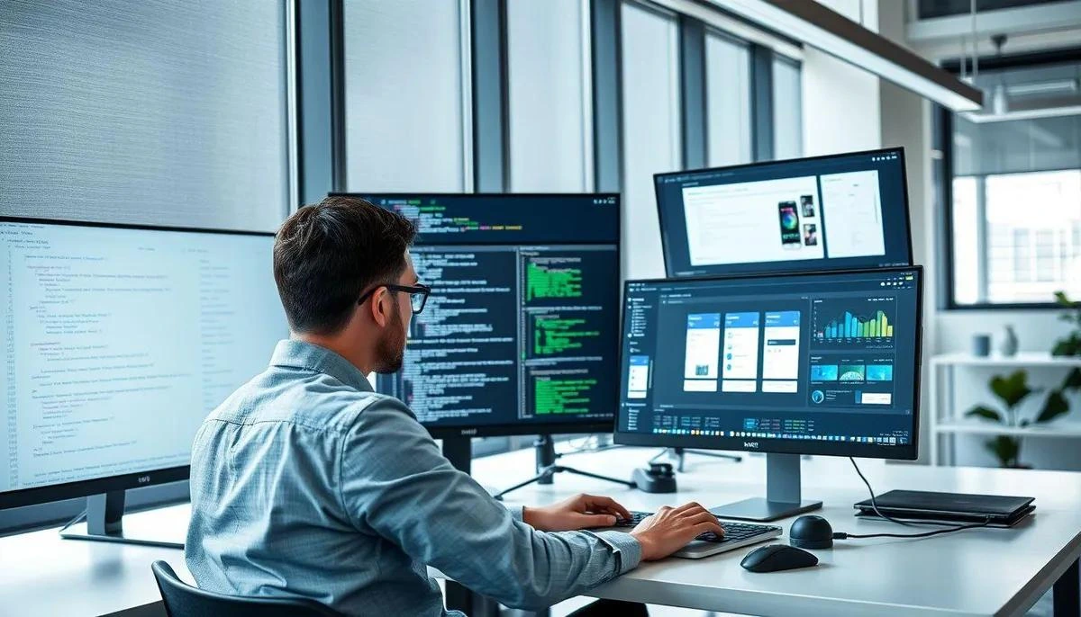 Techniker erweitert eine elektronische Systemkomponente
